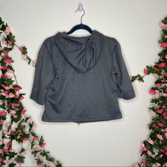 Renee Lauren Gray Zip Up Hoodie Womens a Medium - Picture 4 of 5
